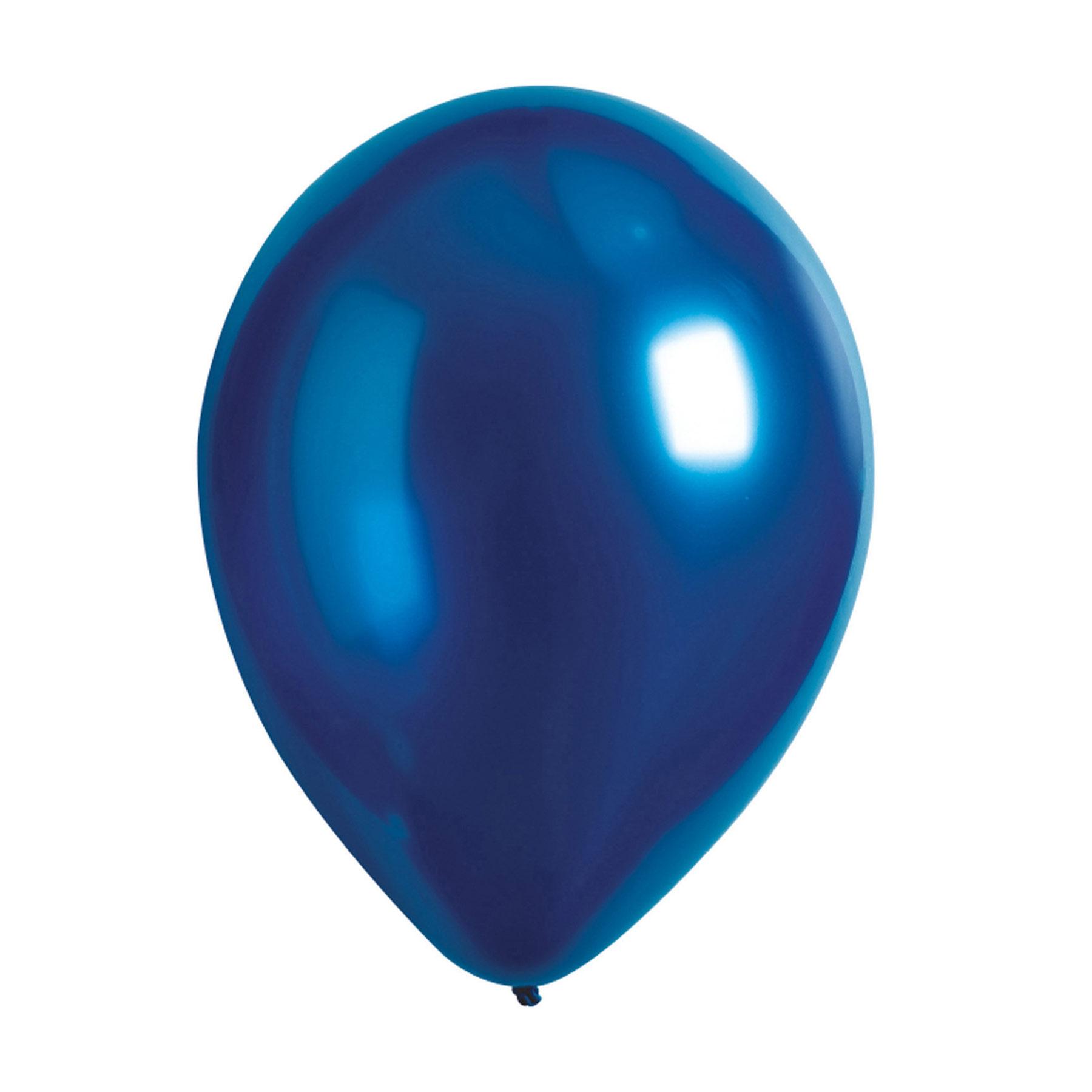 Azure Satine Luxe Latex Balloons 11in, 50pcs Balloons & Streamers - Party Centre