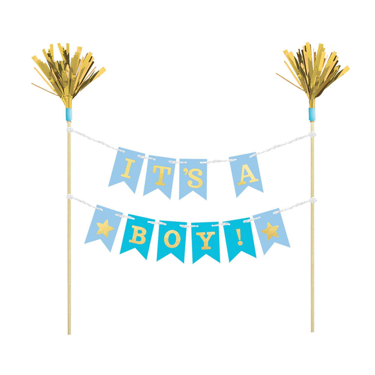 It's A Boy Cake Pick Party Accessories - Party Centre