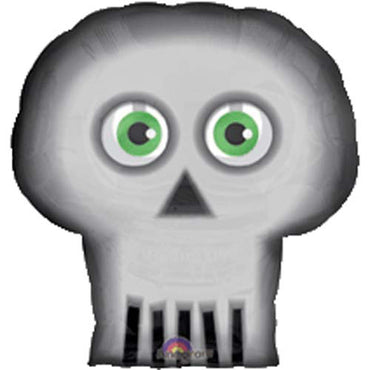 Eyecatcher Skull Foil Balloon 24in Balloons & Streamers - Party Centre