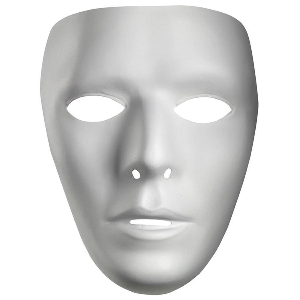 Blank Male White Mask Costumes & Apparel - Party Centre