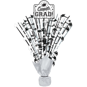 School Pride White Spray Centerpiece With Add-On Decorations - Party Centre