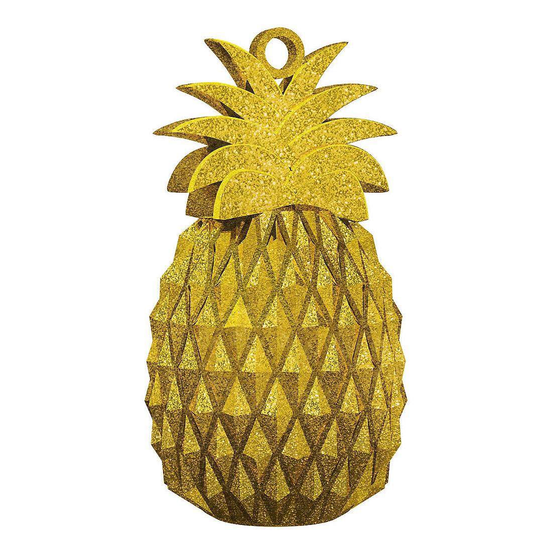 Pineapple Glitter Plastic Balloon Weight 6oz Balloons & Streamers - Party Centre