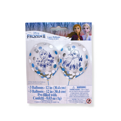 Frozen II Confetti Balloons 12in, 6pcs