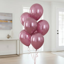 Flamingo Satin Luxe Latex Balloon 11in,100pcs