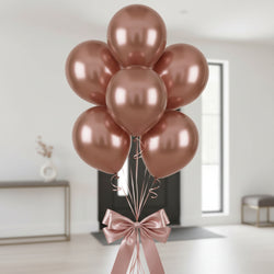 Rose Copper Satin Luxe Latex Balloon 11in