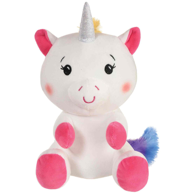 Unicorn White Plush Balloon Weight