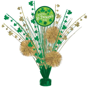 St. Patrick Tinsel Burst Centerpiece