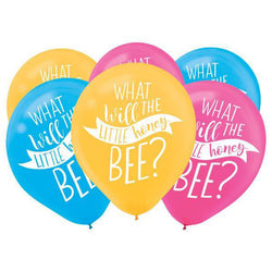 What Will It Be Latex Balloons 12in, 15pcs Balloons & Streamers - Party Centre