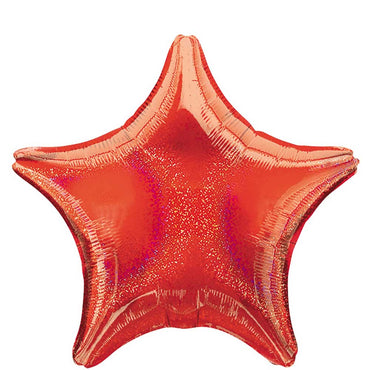 Red Dazzler Star Foil Balloon 19in Balloons & Streamers - Party Centre