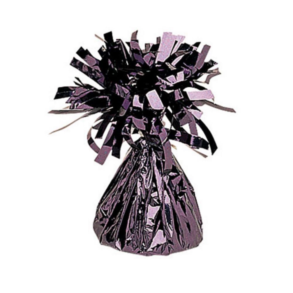 Black Foil Balloon Weight 6oz Balloons & Streamers - Party Centre