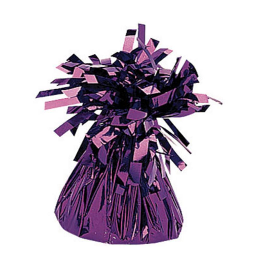 Purple Foil Balloon Weight 6oz Balloons & Streamers - Party Centre