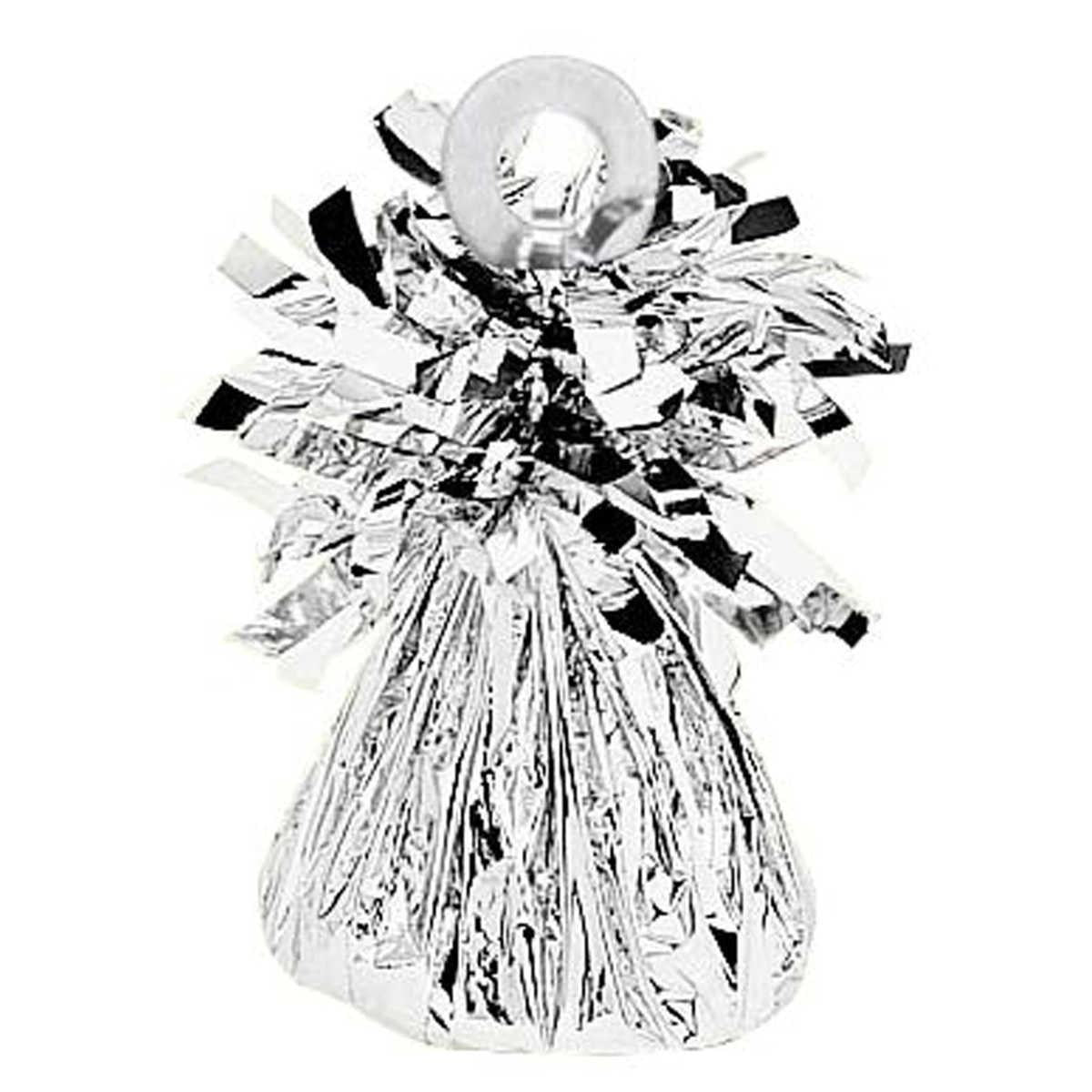 Silver Foil Balloon Weight 6oz Balloons & Streamers - Party Centre