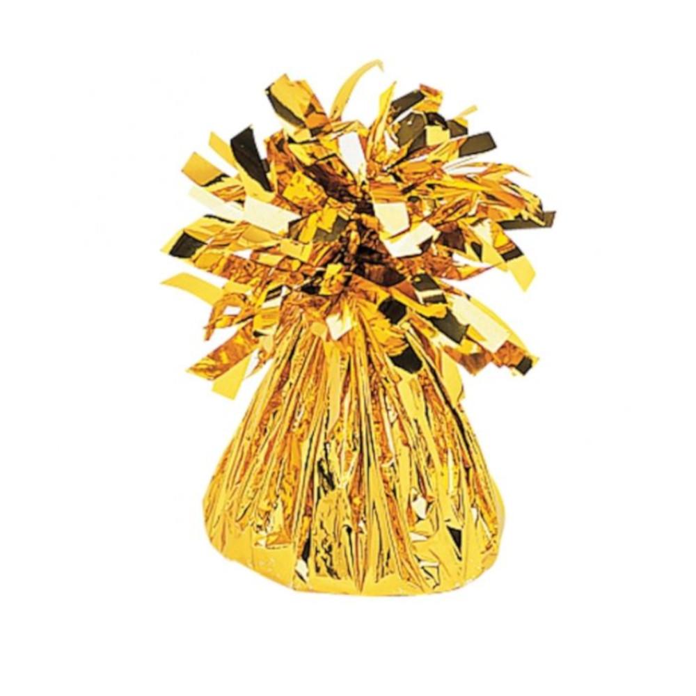 Gold Foil Balloon Weight 6oz Balloons & Streamers - Party Centre