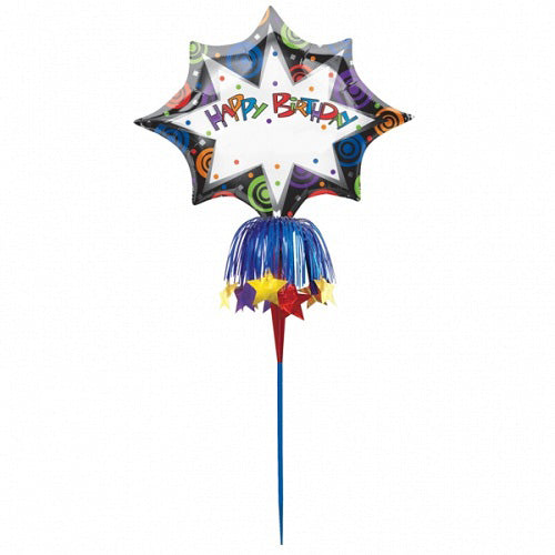 Happy Birthday Yard Sign Balloon 51in Balloons & Streamers - Party Centre