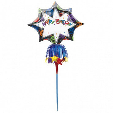 Happy Birthday Yard Sign Balloon 51in Balloons & Streamers - Party Centre