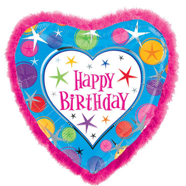 Happy Birthday SuperShape Balloon 81cm Balloons & Streamers - Party Centre