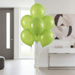 Kiwi latex Balloons 12in, 15pcs Balloons & Streamers - Party Centre