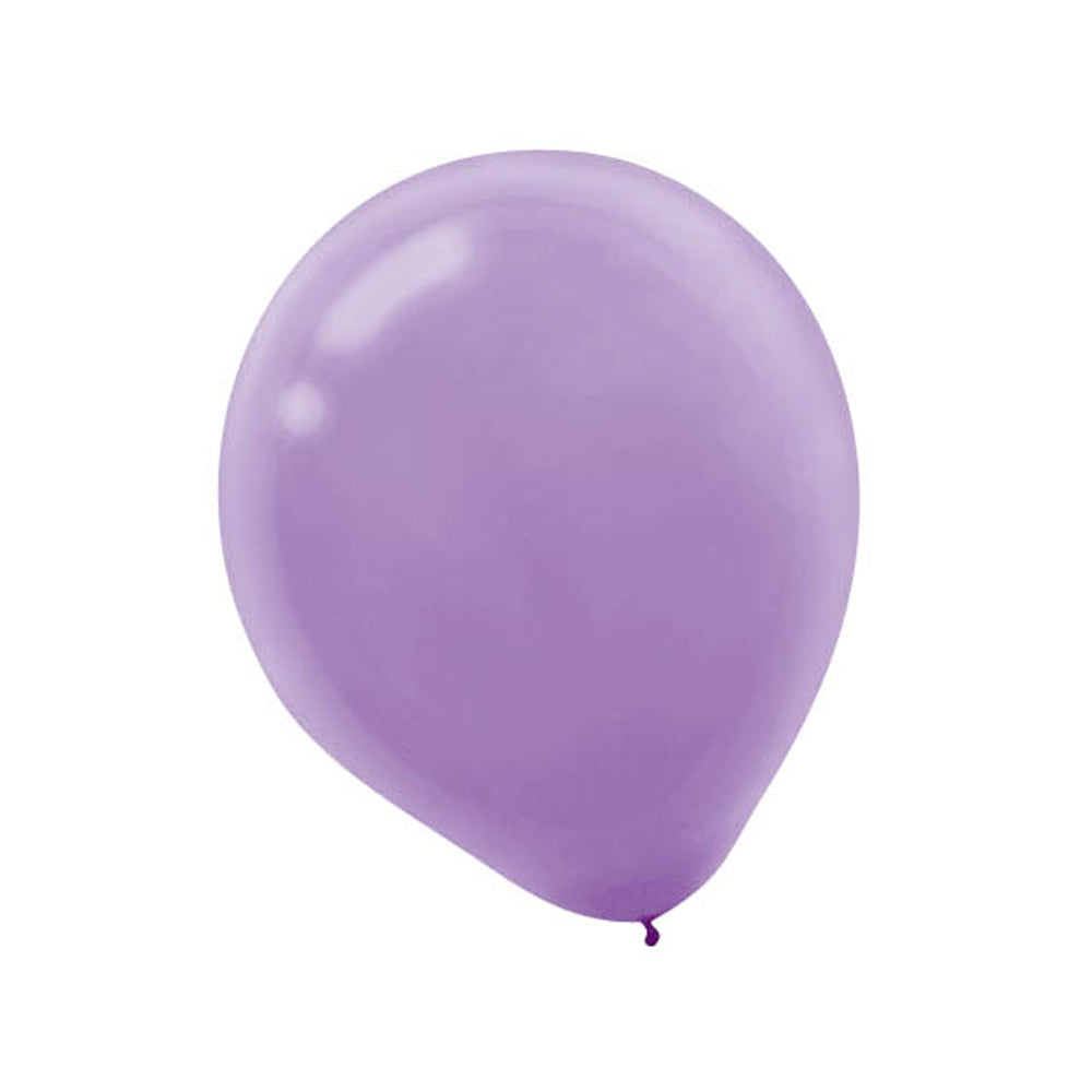 Lavender Latex Balloons 12in, 15pcs Balloons & Streamers - Party Centre