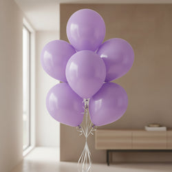 Lavender Latex Balloons 12in, 15pcs Balloons & Streamers - Party Centre