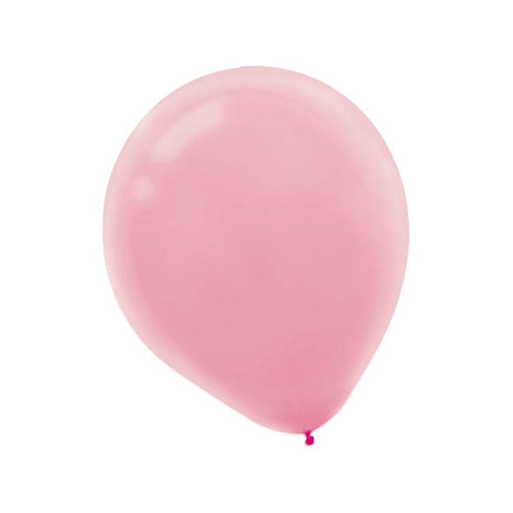 Pink Latex Balloons 12in, 15pcs Balloons & Streamers - Party Centre