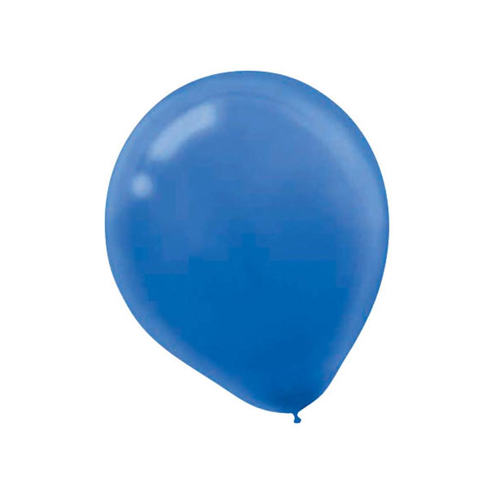 Royal Blue Latex Balloons 12in, 15pcs Balloons & Streamers - Party Centre