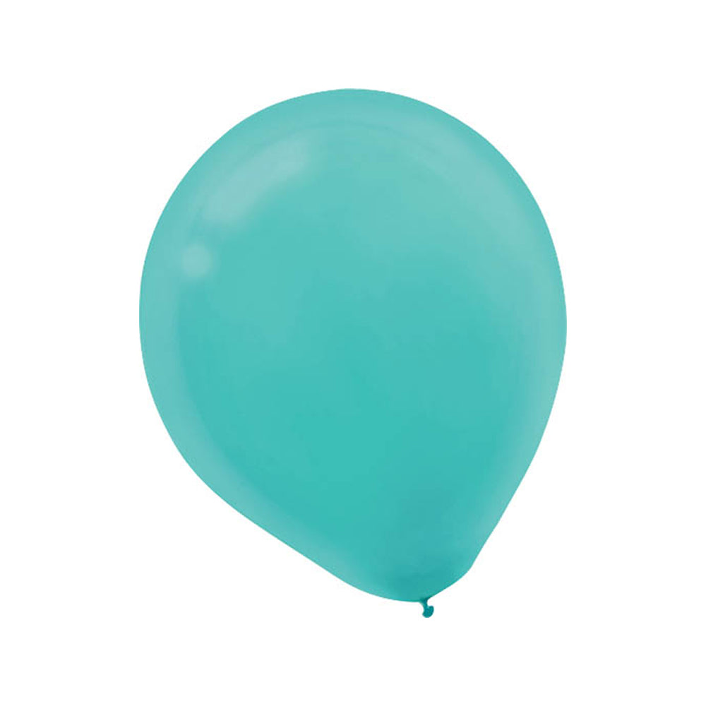 Robins Egg Blue Latex Balloon 12in, 15pcs Balloons & Streamers - Party Centre