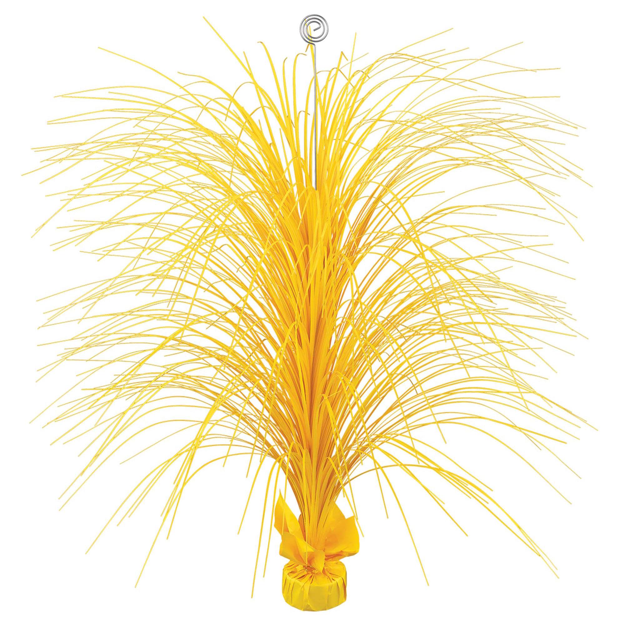 Yellow Sunshine Large Spray Foil Centerpiece 28in Decorations - Party Centre