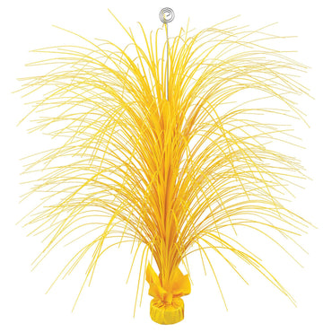 Yellow Sunshine Large Spray Foil Centerpiece 28in Decorations - Party Centre