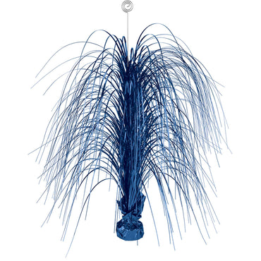 Bright Royal Blue Large Spray Foil Centerpiece 28in