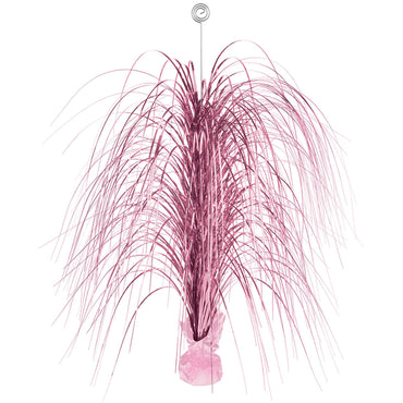 New Pink Large Spray Foil Centerpiece 28in Decorations - Party Centre