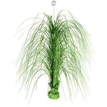 Kiwi Green Large Spray Foil Centerpiece 28in Decorations - Party Centre