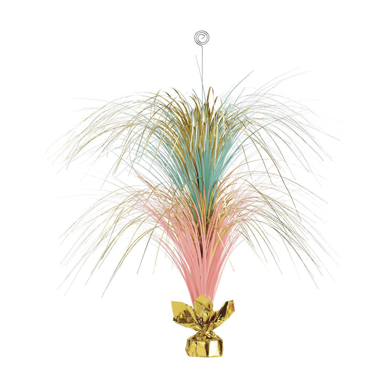 Pastel & Gold Large Spray Centerpiece 28in Decorations - Party Centre