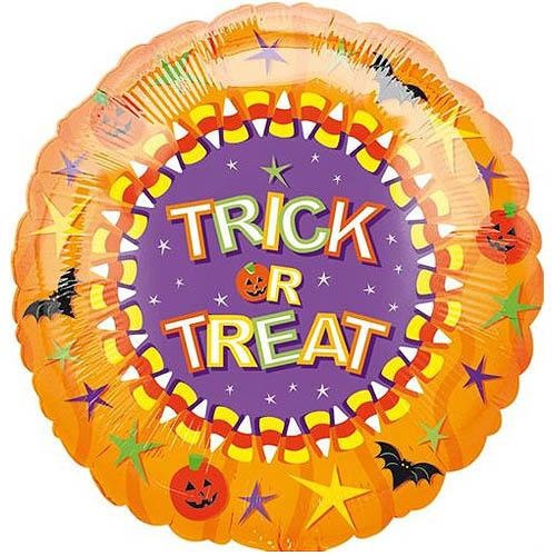 Trick Or Treat Foil Balloon 18in Balloons & Streamers - Party Centre