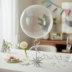 Clear Latex Balloon 24in, 4pcs Balloons & Streamers - Party Centre