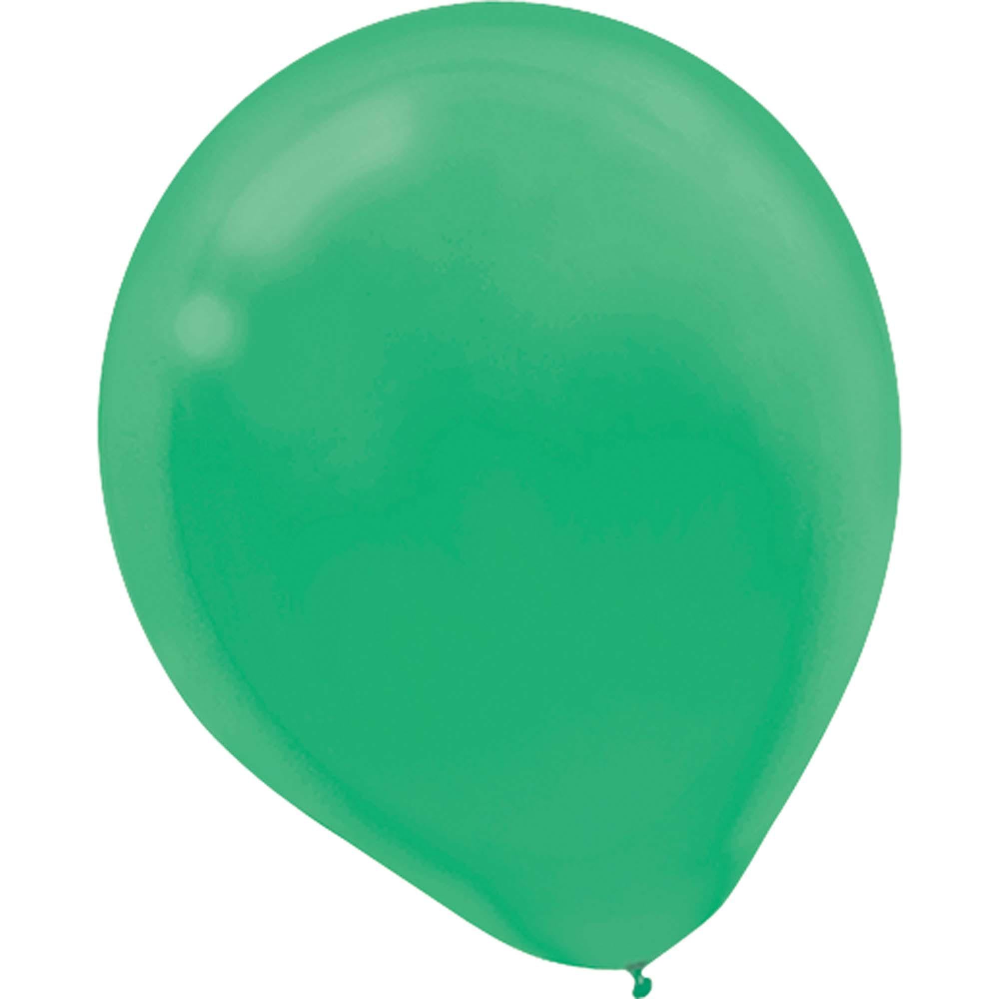 Festive Green Latex Balloons 5in, 50pcs Balloons & Streamers - Party Centre