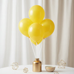 Yellow Sunshine Latex Balloons 5in, 50pcs Balloons & Streamers - Party Centre