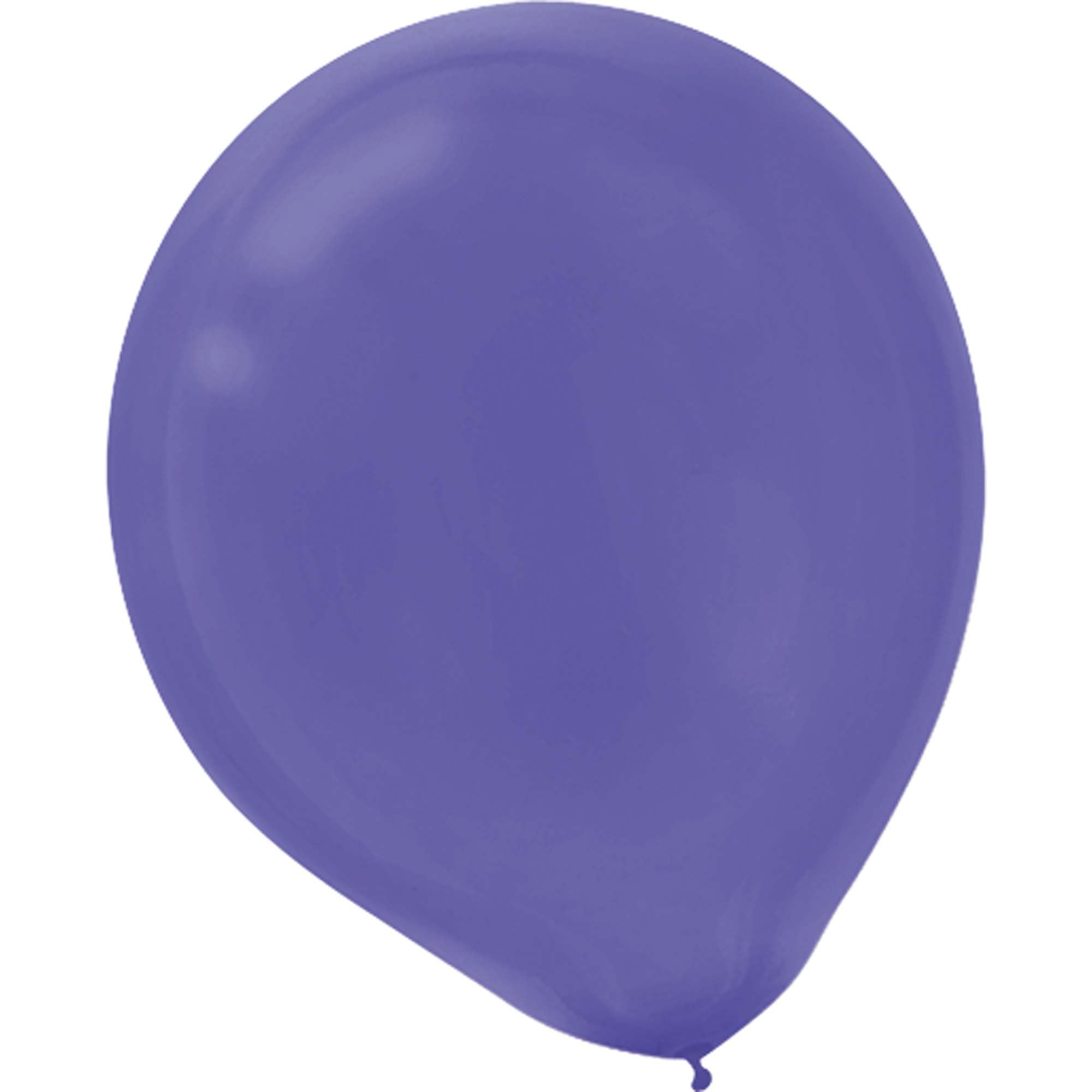 New Purple Latex Balloons 5in, 50pcs Balloons & Streamers - Party Centre