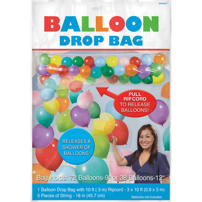 Balloon Drop Bag Balloons & Streamers - Party Centre