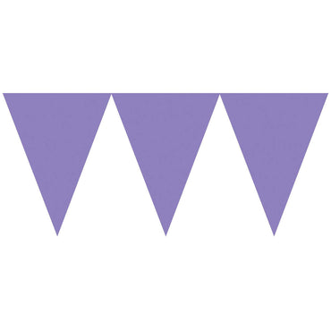 New Purple Pennant Banner Decorations - Party Centre