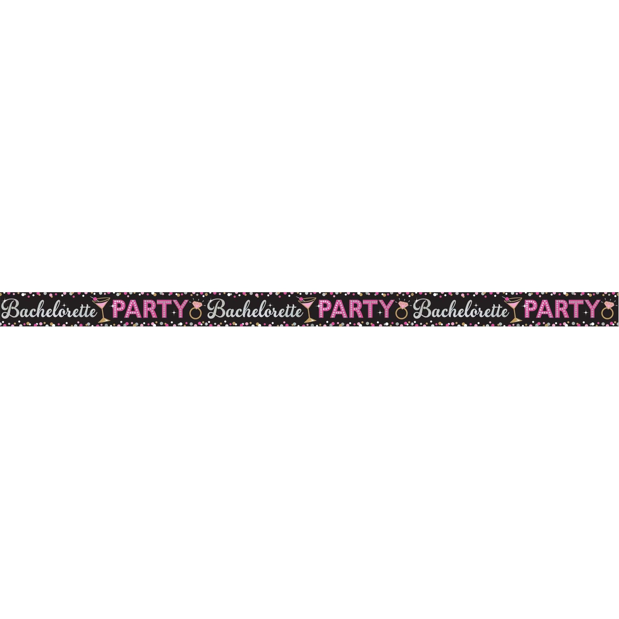 Bachelorette Foil Party Banner 25ft Decorations - Party Centre