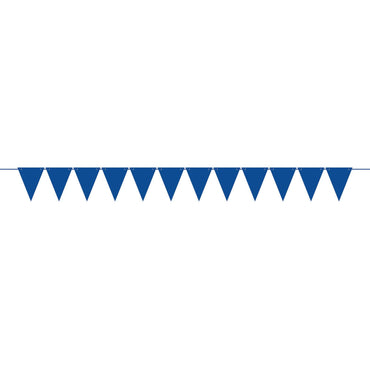 Bright Royal Blue Mini Paper Pennant Banner