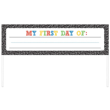 Back To School Roll Up Personalized Banner Decorations - Party Centre