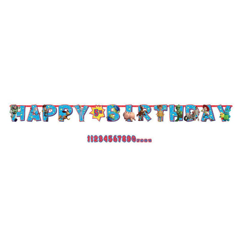 Disney Toy Story 4 Jumbo Add An Age Banner Decorations - Party Centre