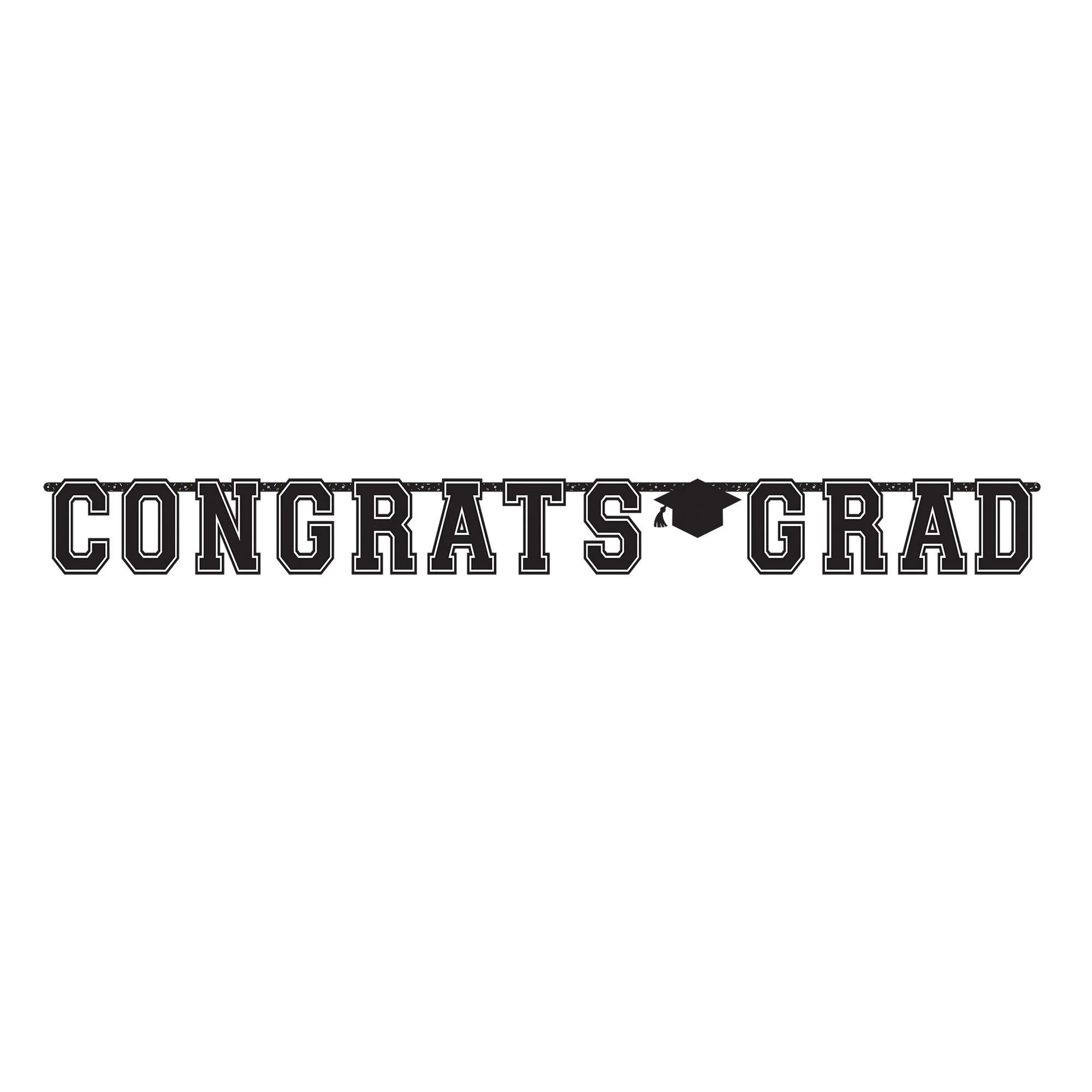 Congrats Grad Giant Letter Banner