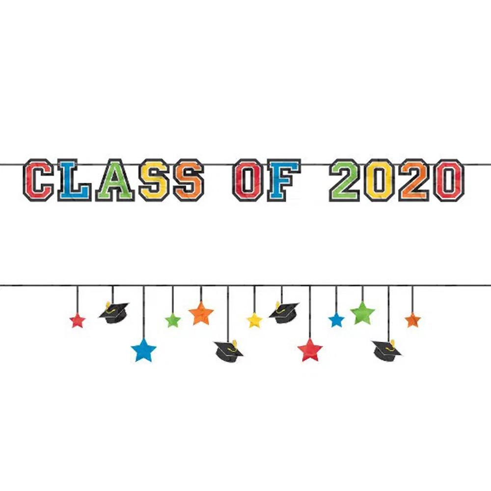 Grad 2020 Foil Board Banners 2pcs Decorations - Party Centre