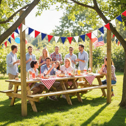 Outdoor Pennant Banner Decorations - Party Centre