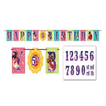 Elena Of Avalor Paper Letter Banner Decorations - Party Centre