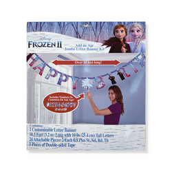 Frozen II Add An Age Jumbo Banner