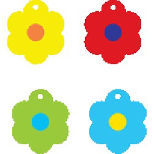 Vinyl Flower Balloon Weight Balloons & Streamers - Party Centre