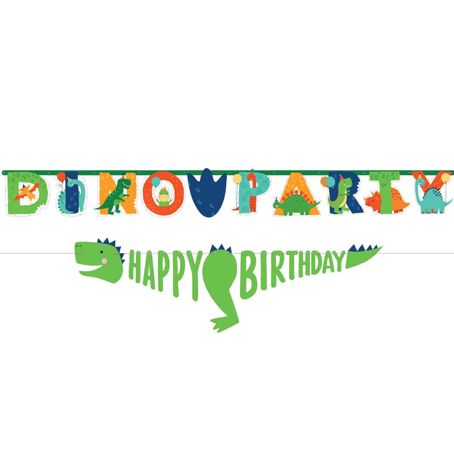 Dino-Mite Party Letter Banner Kit